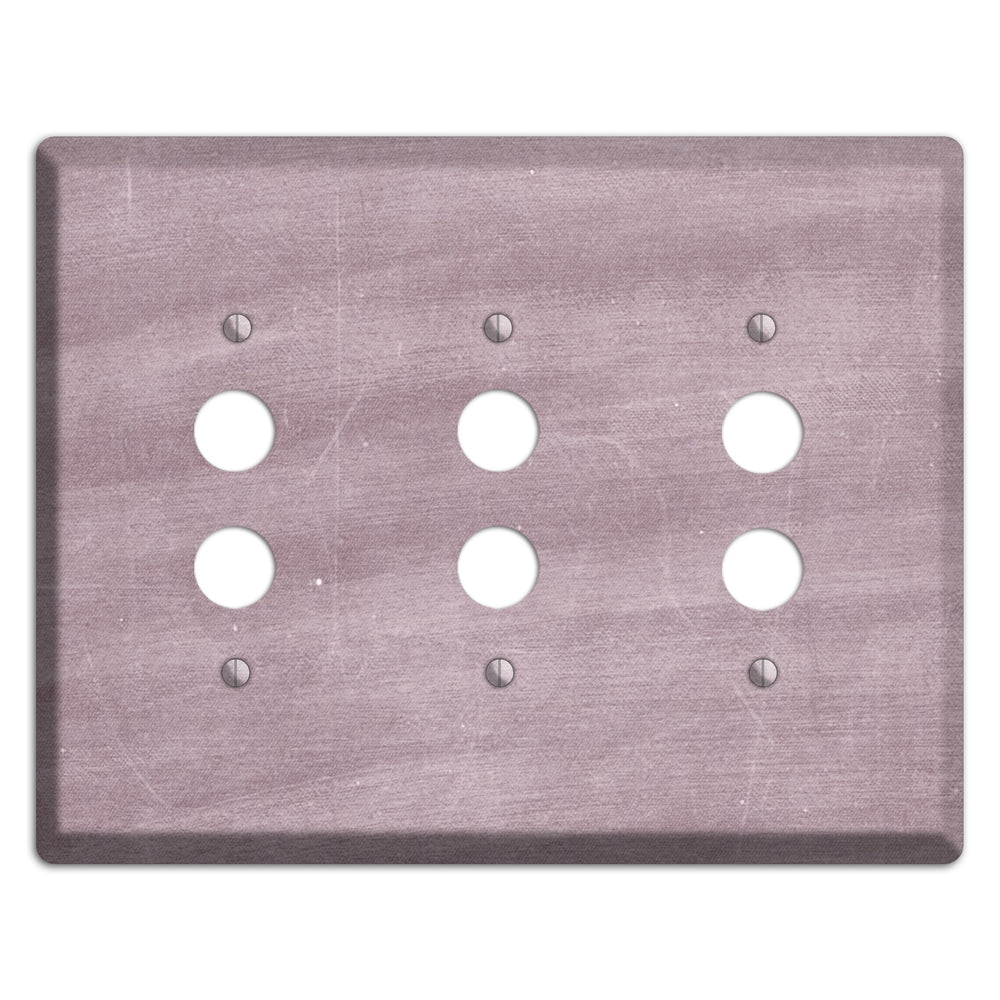 Chalk Light Maroon 3 Pushbutton Wallplate