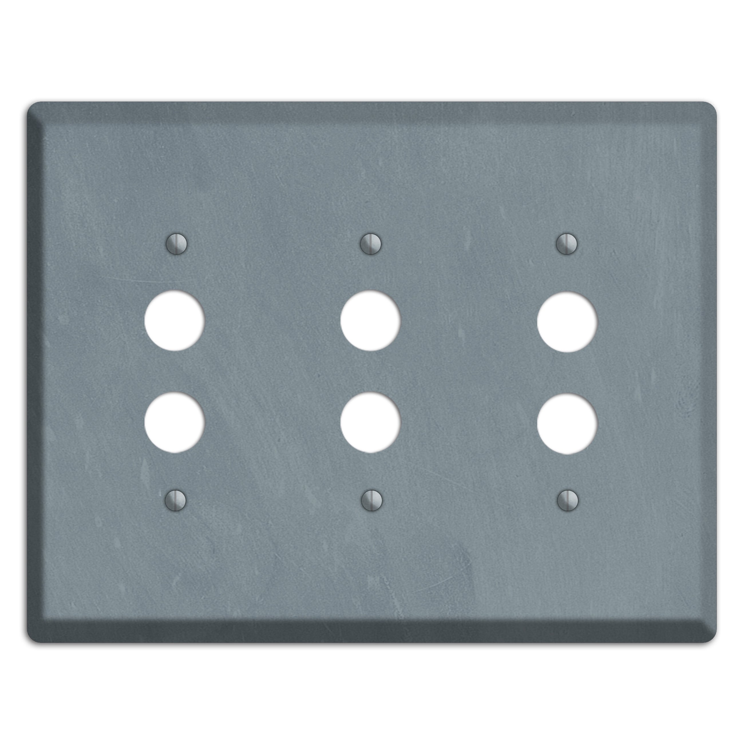 Chalk Slate 3 Pushbutton Wallplate