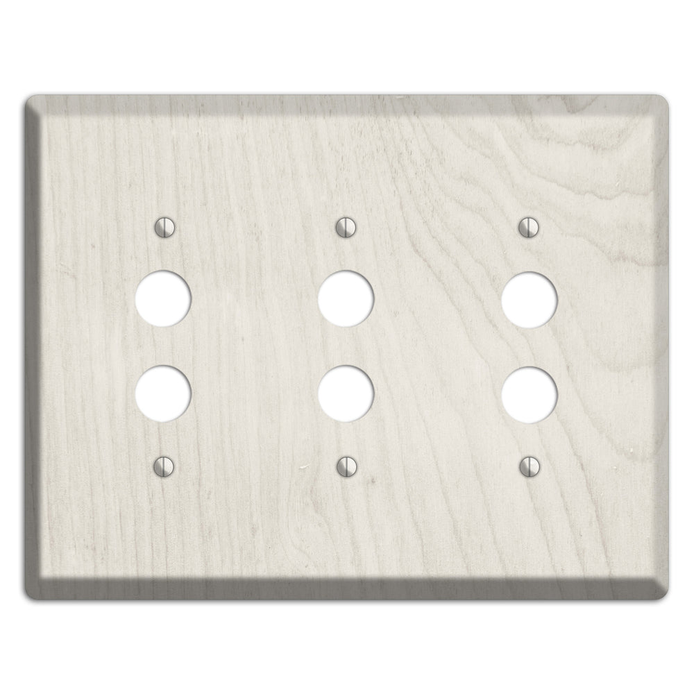 Westar Antique 3 Pushbutton Wallplate