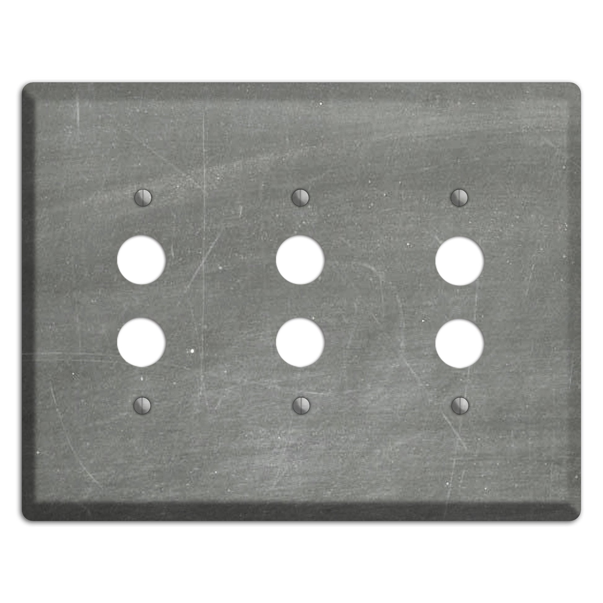 Chalk Green 3 Pushbutton Wallplate