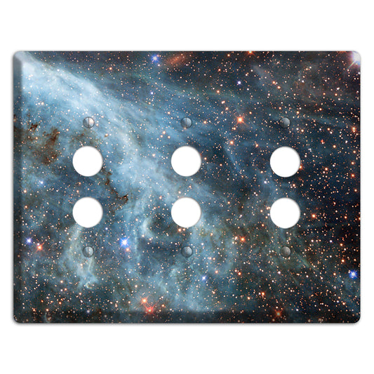Magellanic Cloud 3 Pushbutton Wallplate