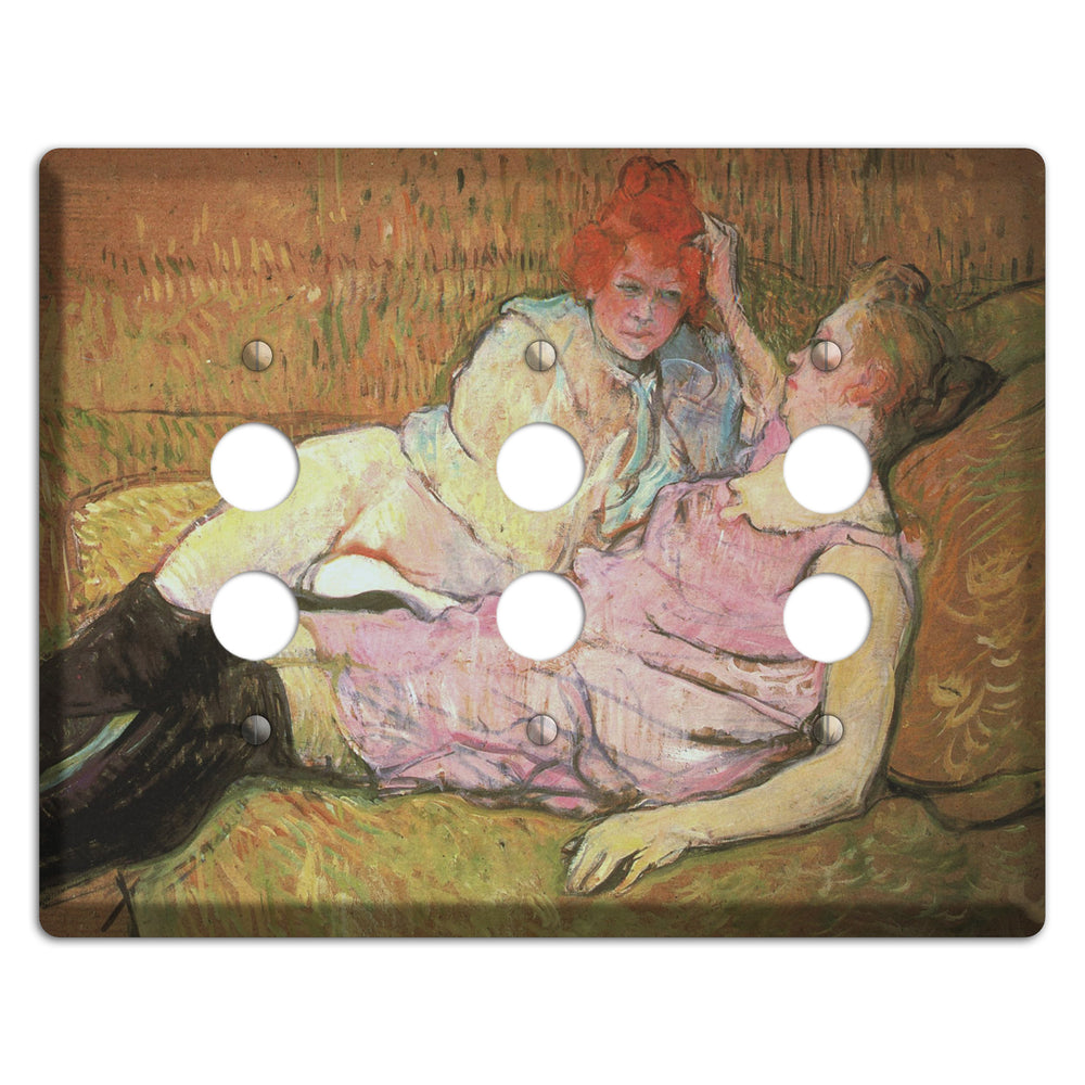 Toulouse-Lautrec 2 3 Pushbutton Wallplate