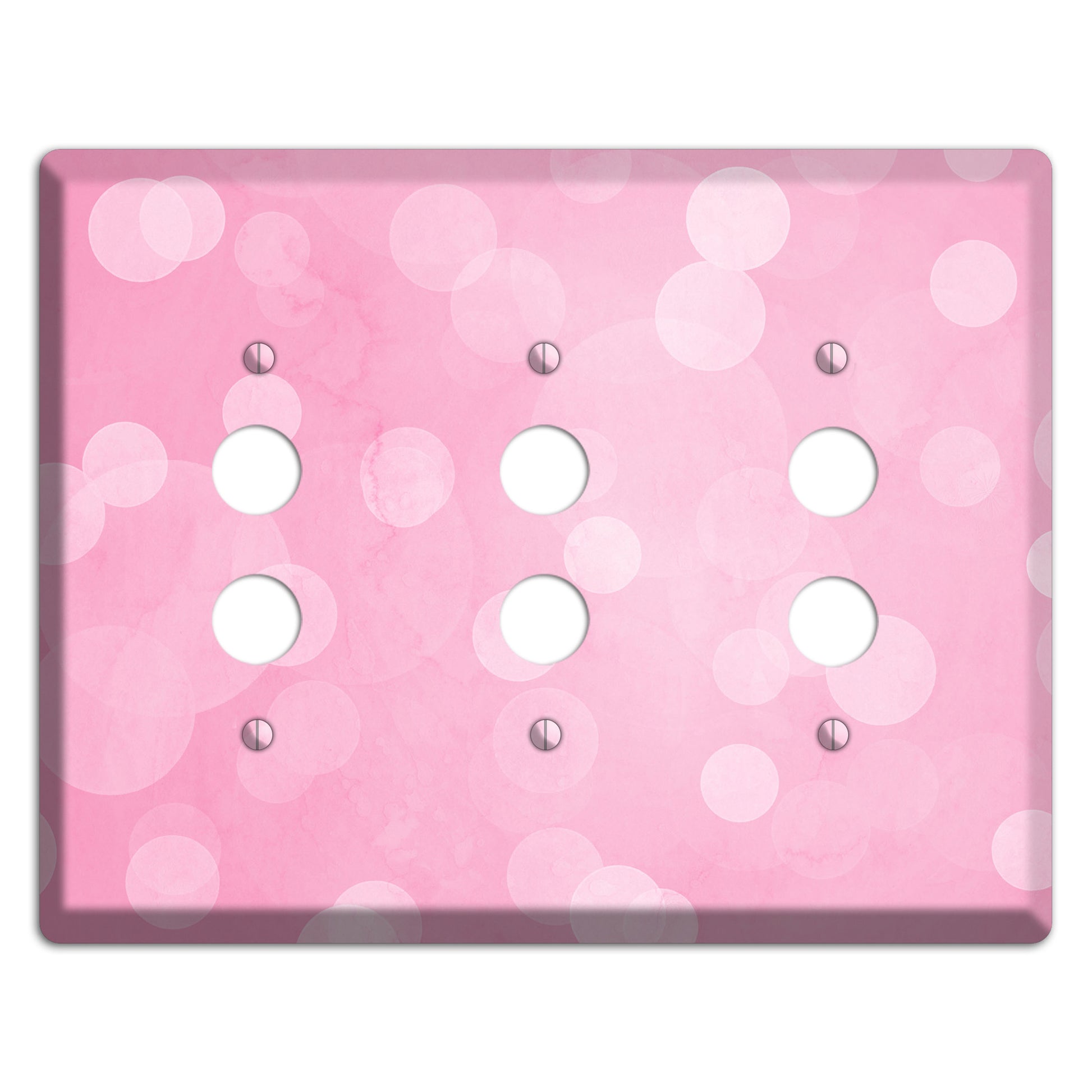 purple Pizzaz Pink Texture 3 Pushbutton Wallplate