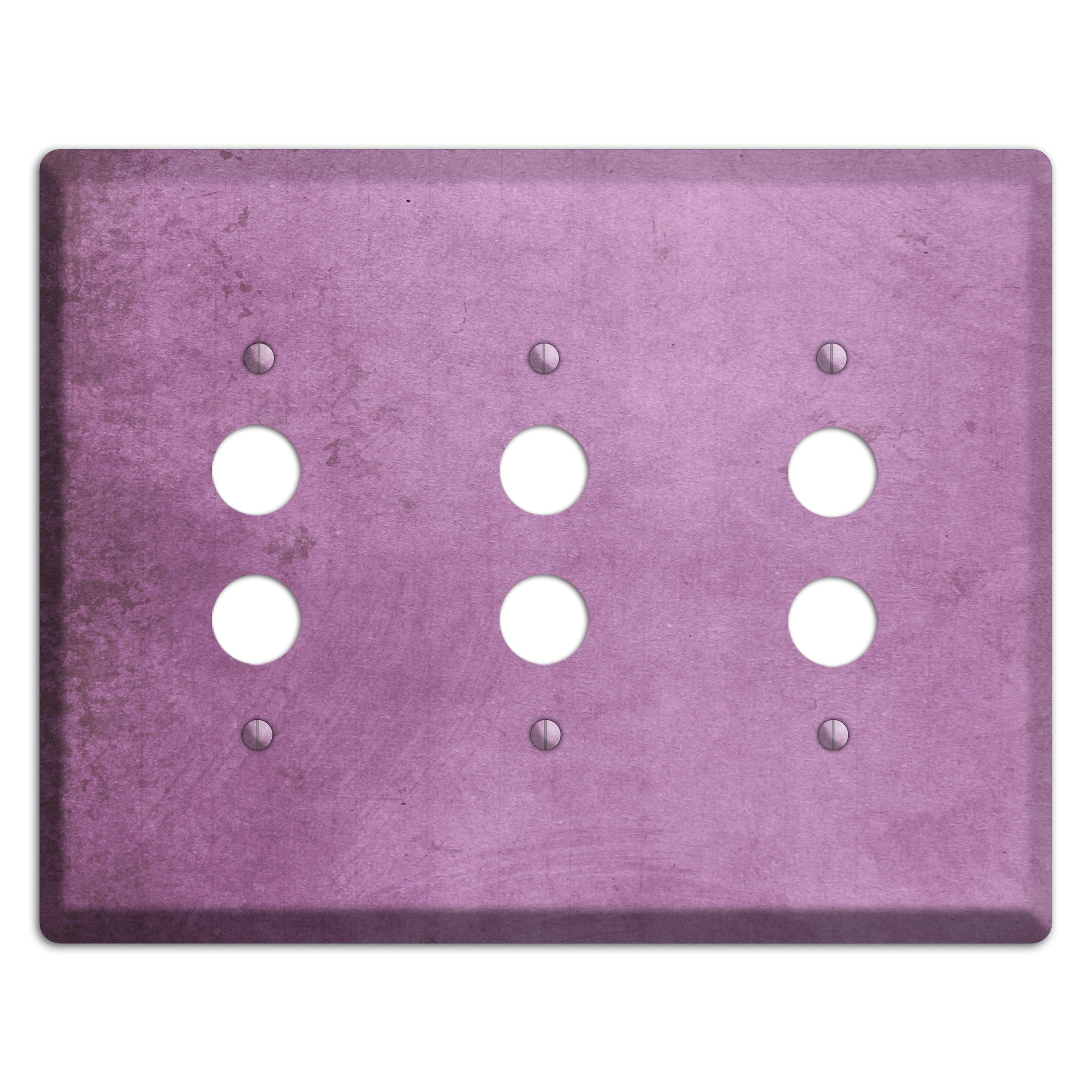 Bouquet Vintage Grunge 3 Pushbutton Wallplate