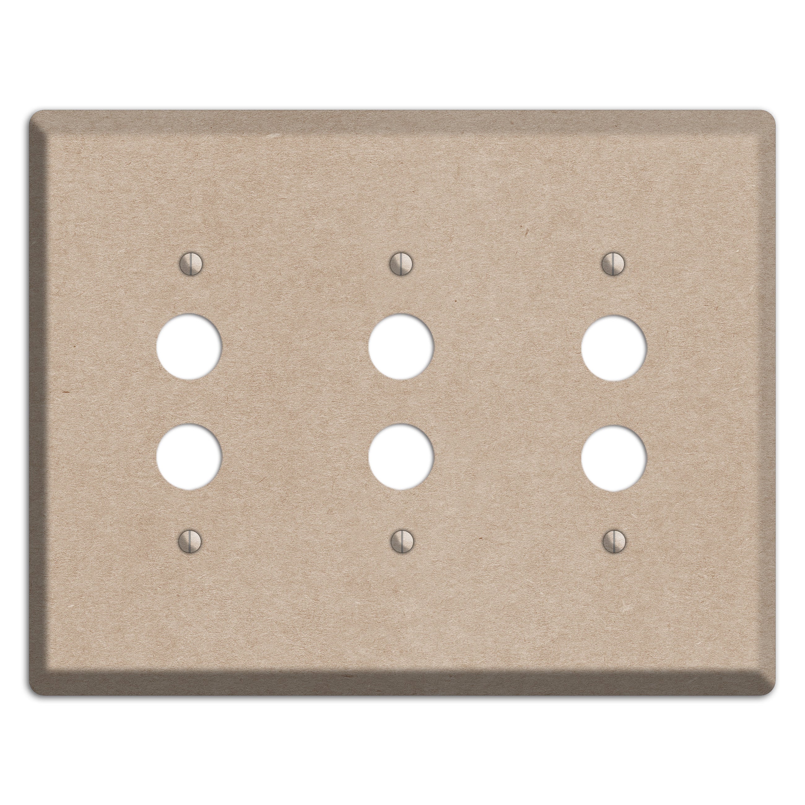 Sandrift Kraft 3 Pushbutton Wallplate