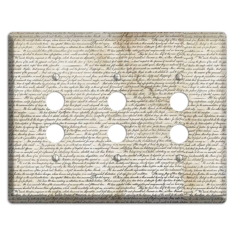 Stained Script 3 Pushbutton Wallplate