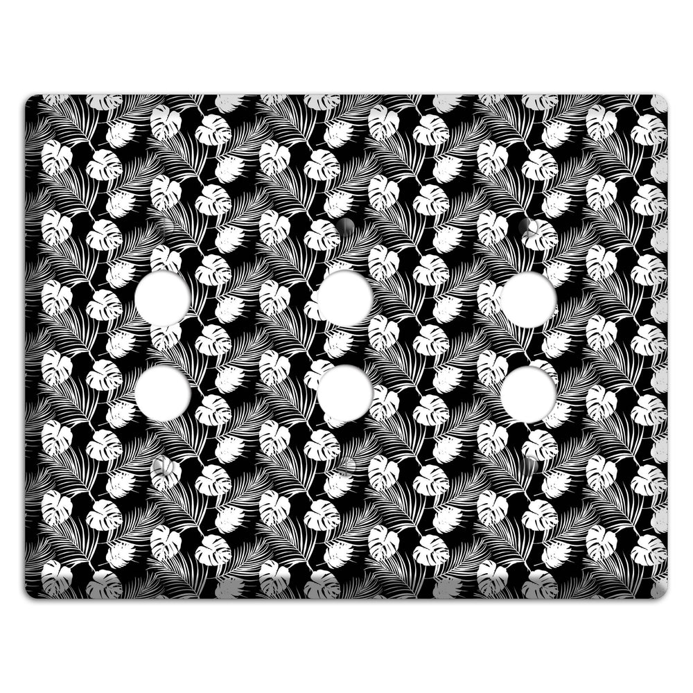 Leaves Style J 3 Pushbutton Wallplate