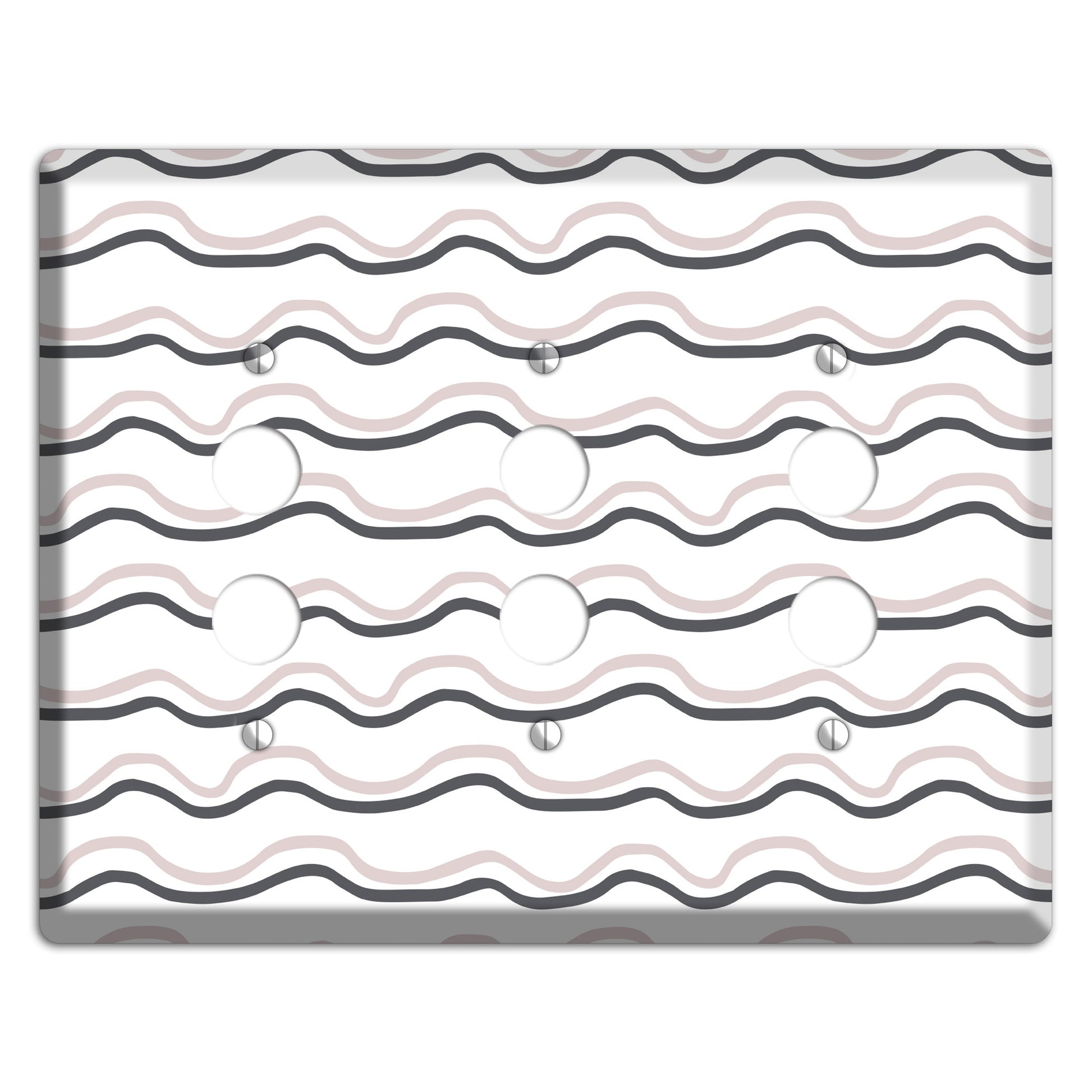 Abstract 30 3 Pushbutton Wallplate