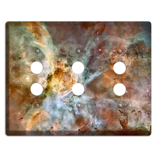 Star birth in the extreme 3 Pushbutton Wallplate