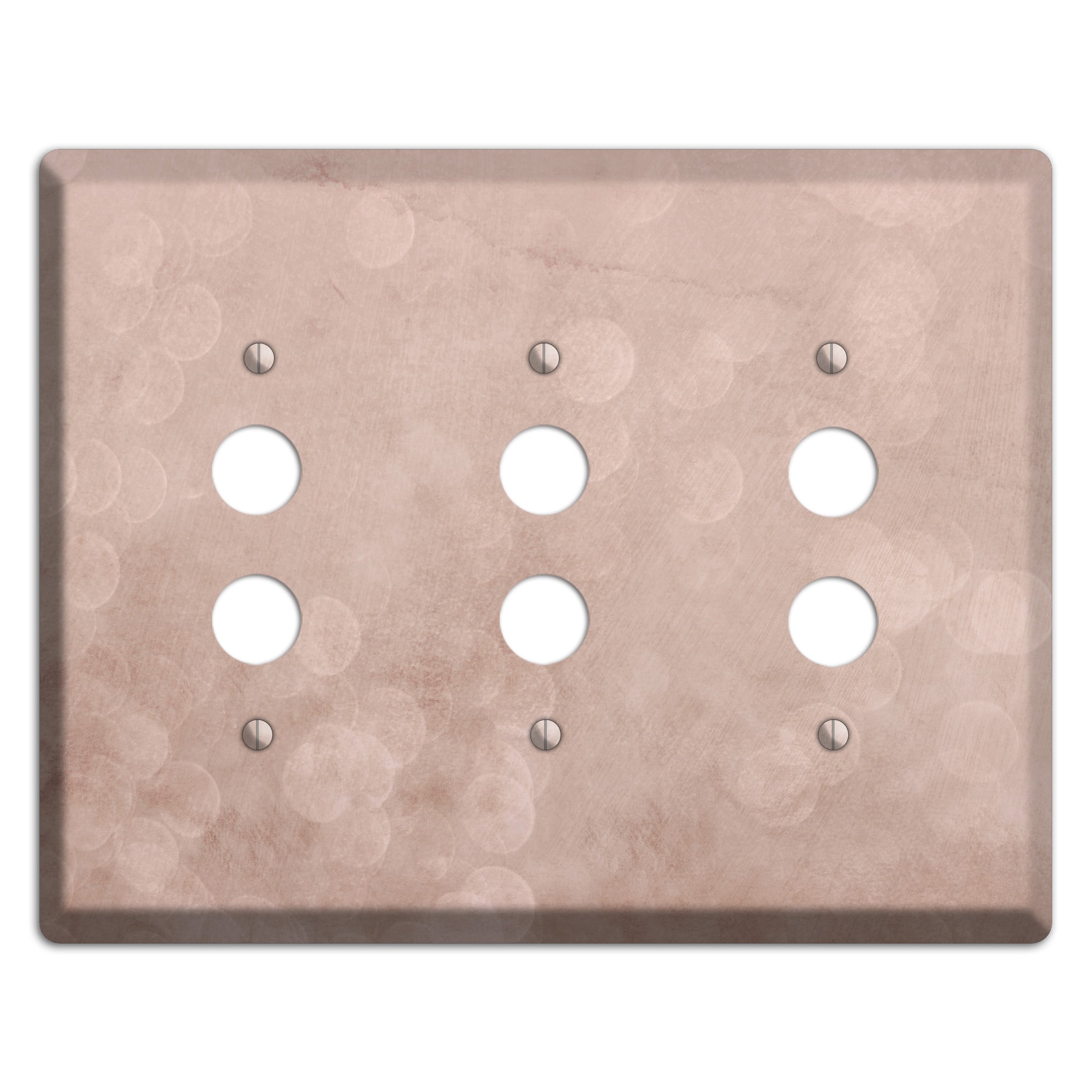 Blush Twilight 3 Pushbutton Wallplate