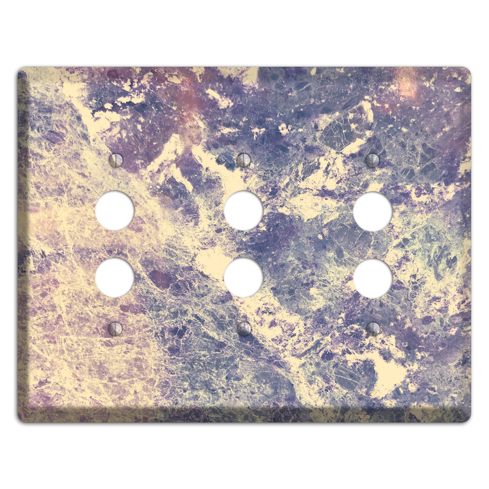 Manatee Marble 3 Pushbutton Wallplate