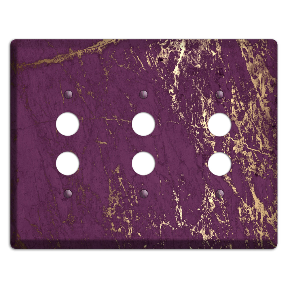 Finn Marble 3 Pushbutton Wallplate