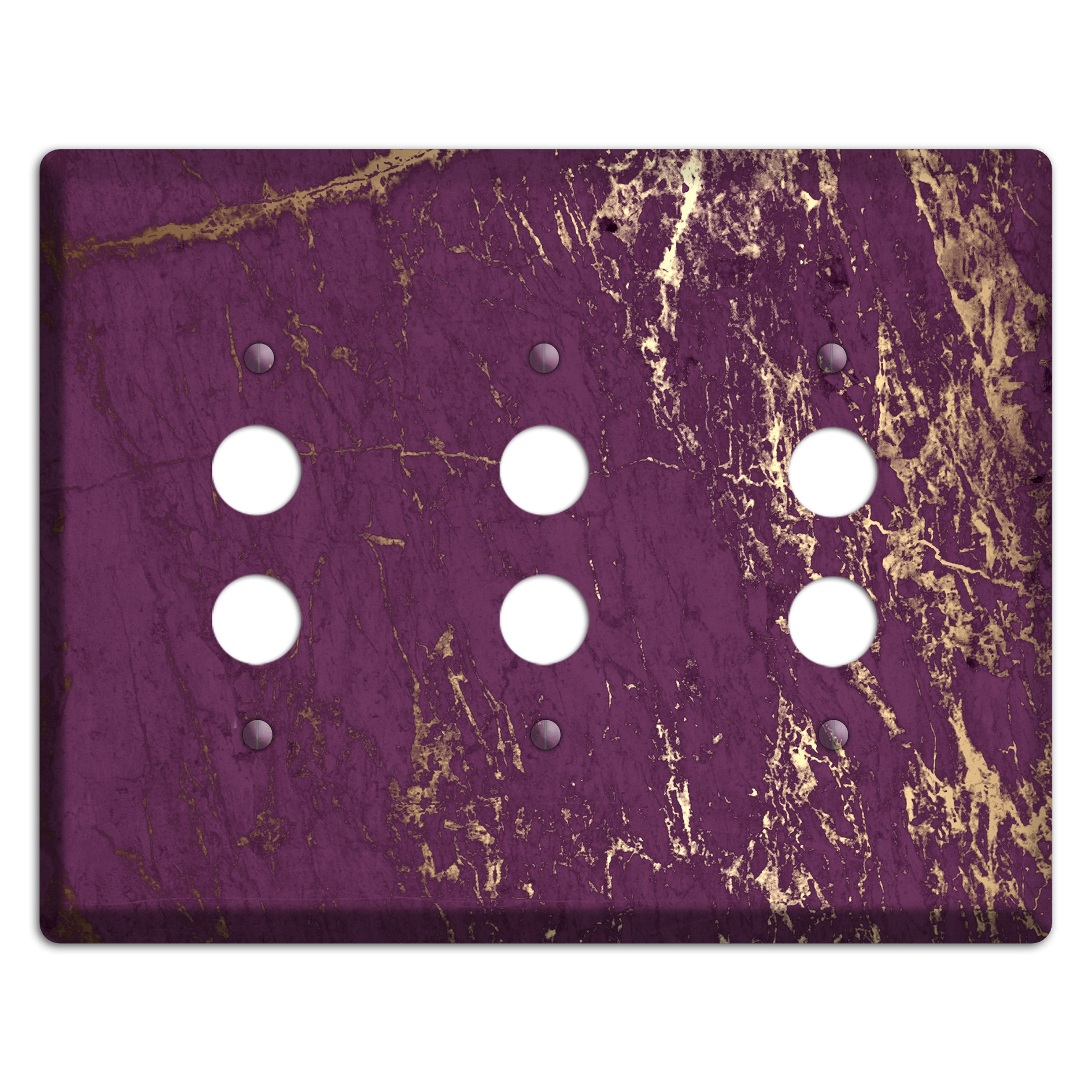 Finn Marble 3 Pushbutton Wallplate