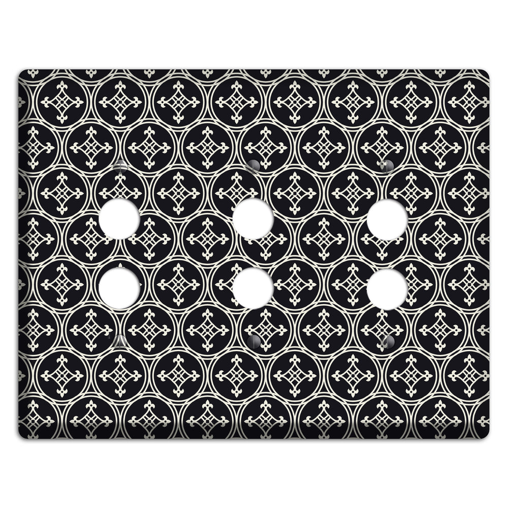 Moroccan 15 3 Pushbutton Wallplate