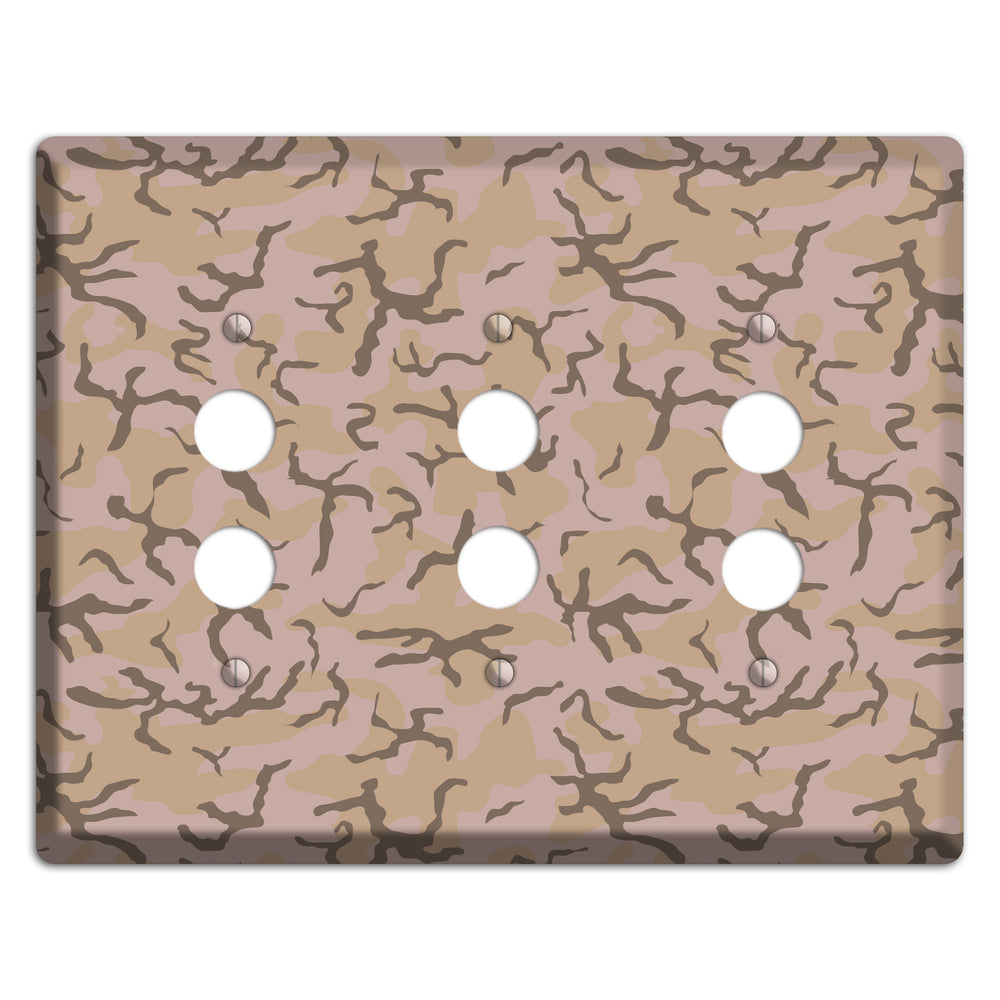 Woodland Camo 3 Pushbutton Wallplate