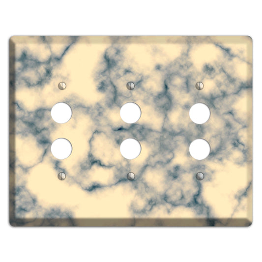 Mantle Marble 3 Pushbutton Wallplate