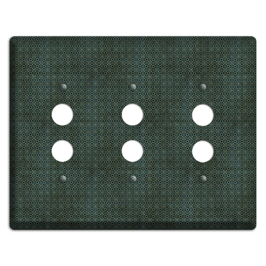 Dark Green Grunge Tiny Tiled Tapestry 4 3 Pushbutton Wallplate