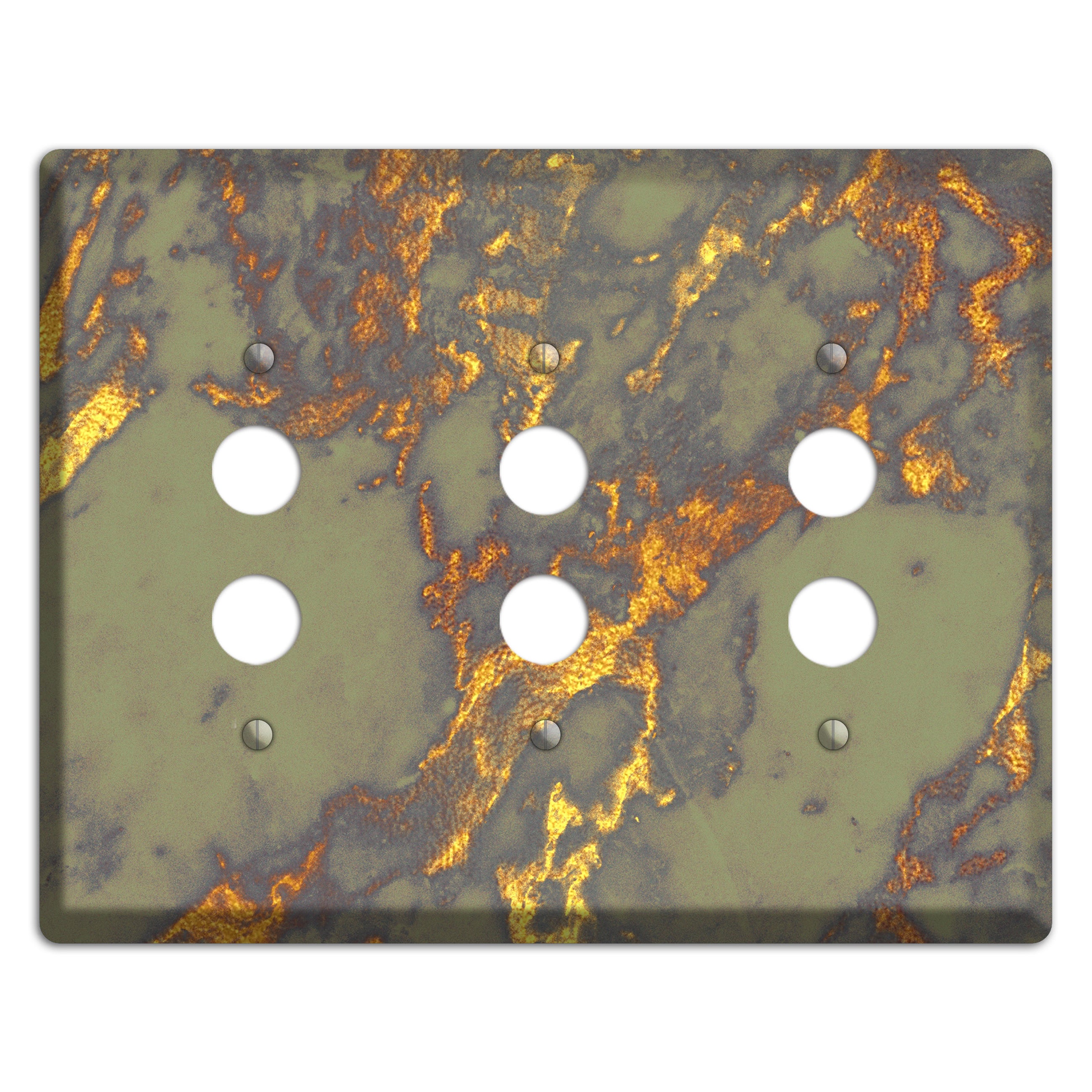 Gurkha Marble 3 Pushbutton Wallplate