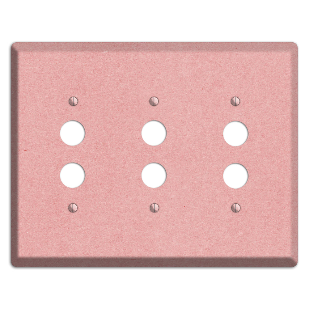 Zinnwaldite Kraft 3 Pushbutton Wallplate