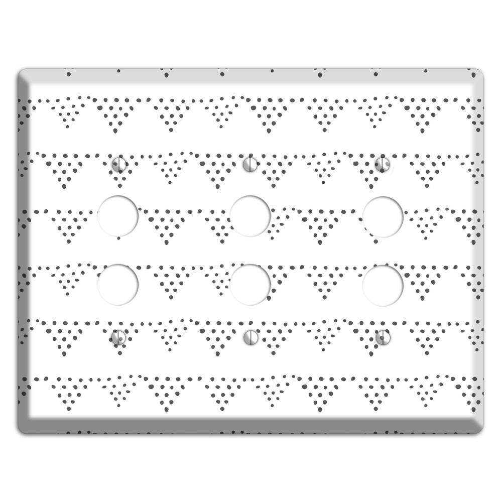 Abstract 16 3 Pushbutton Wallplate