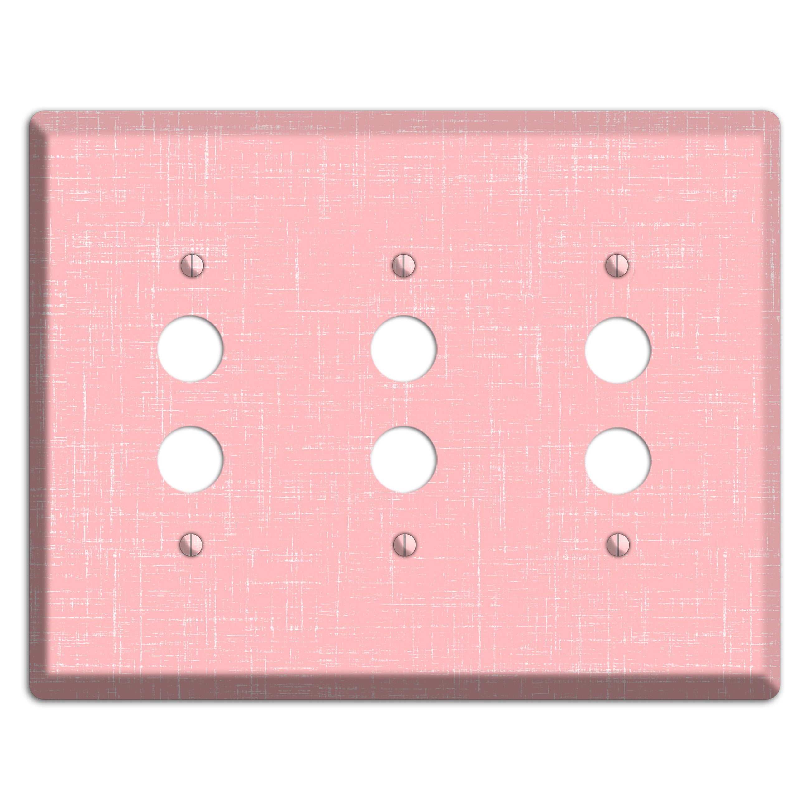 Amber Soft Coral 3 Pushbutton Wallplate