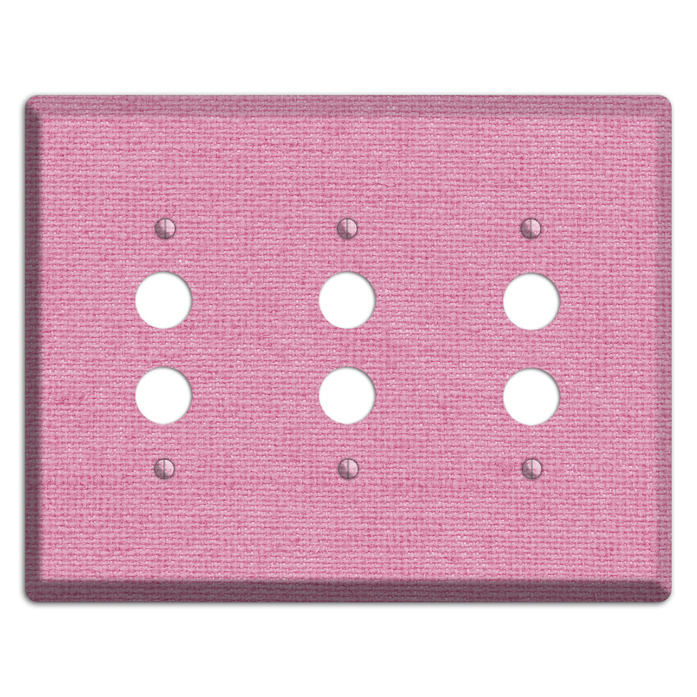 Gamboge Pink Texture 3 Pushbutton Wallplate