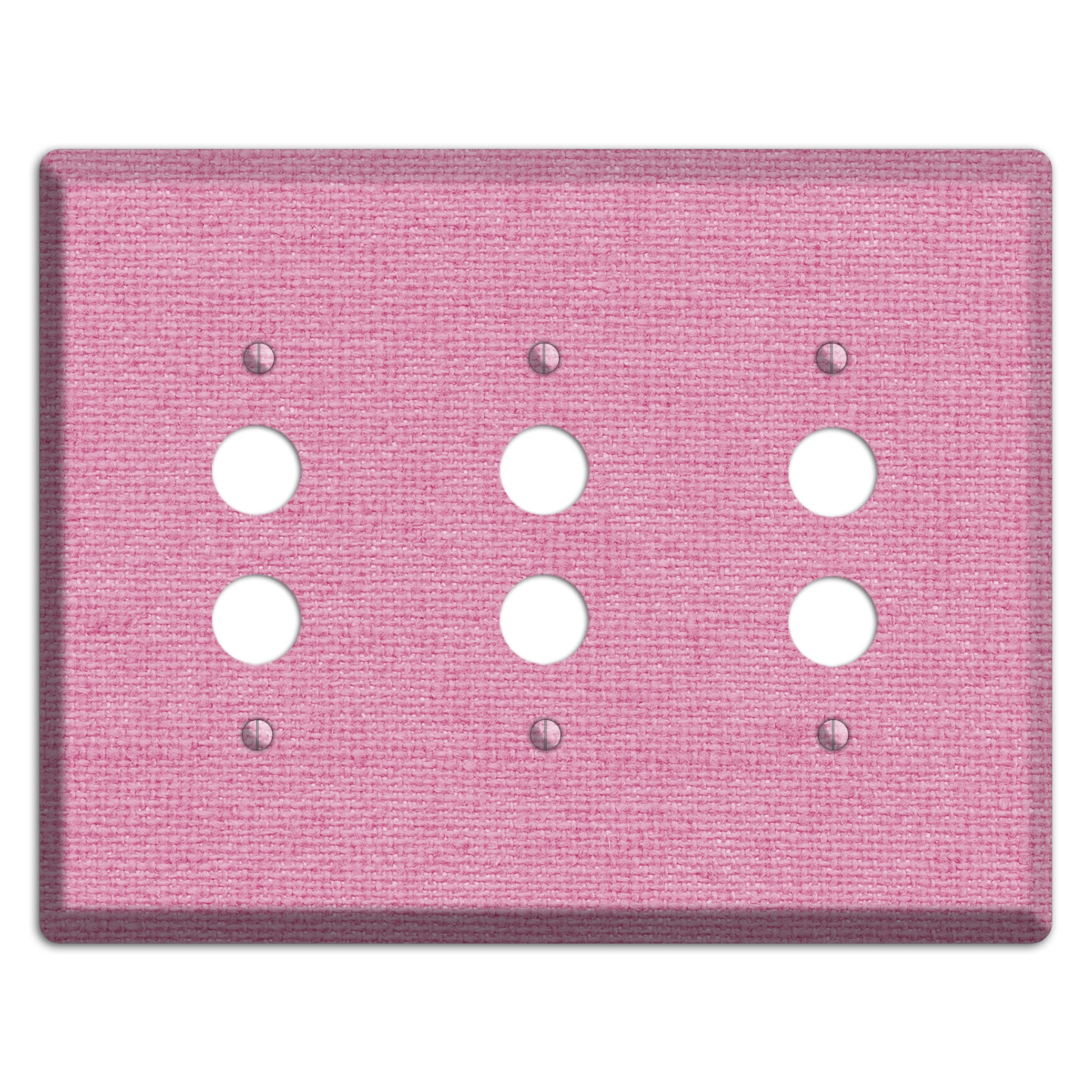 Gamboge Pink Texture 3 Pushbutton Wallplate