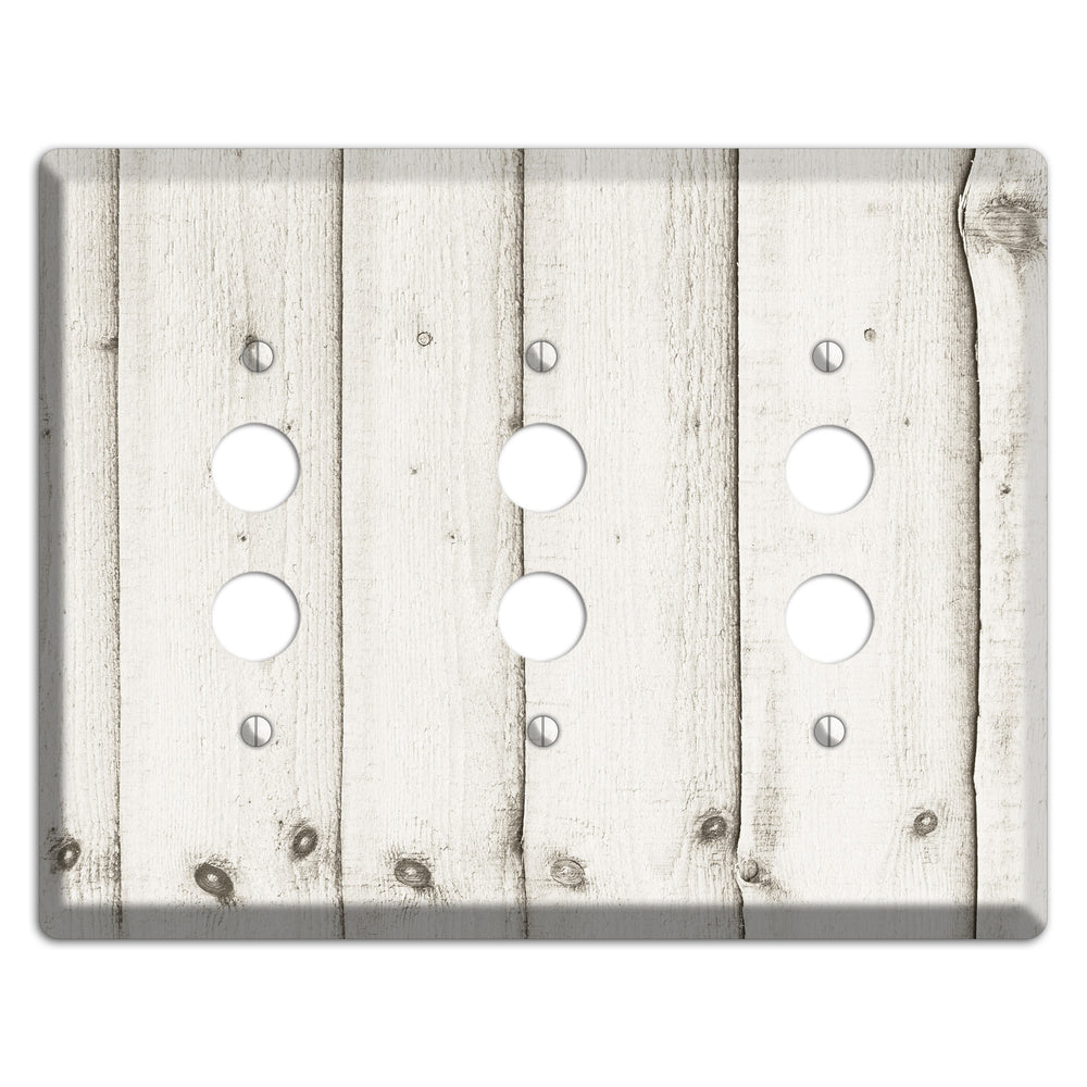 Swirl Antique 3 Pushbutton Wallplate