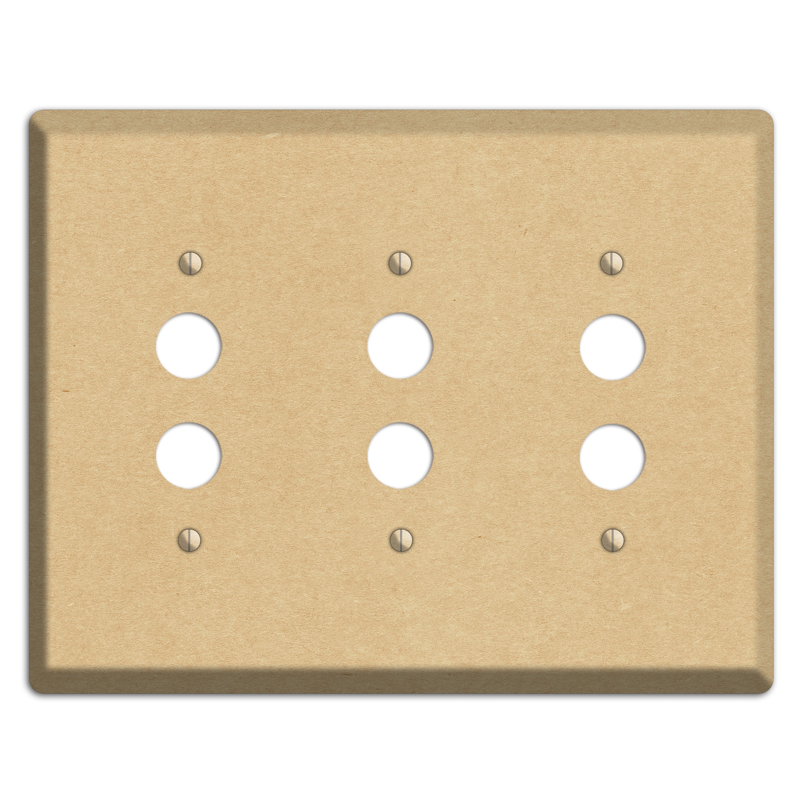 Calico Kraft 3 Pushbutton Wallplate