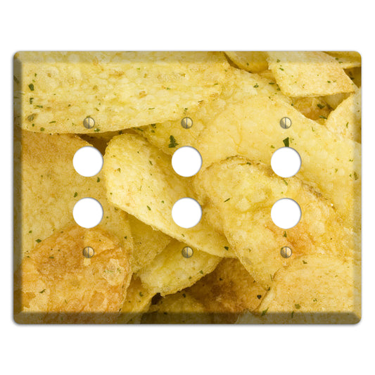 Chips 3 Pushbutton Wallplate