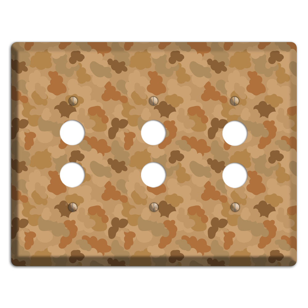 Clouds Camo 3 Pushbutton Wallplate