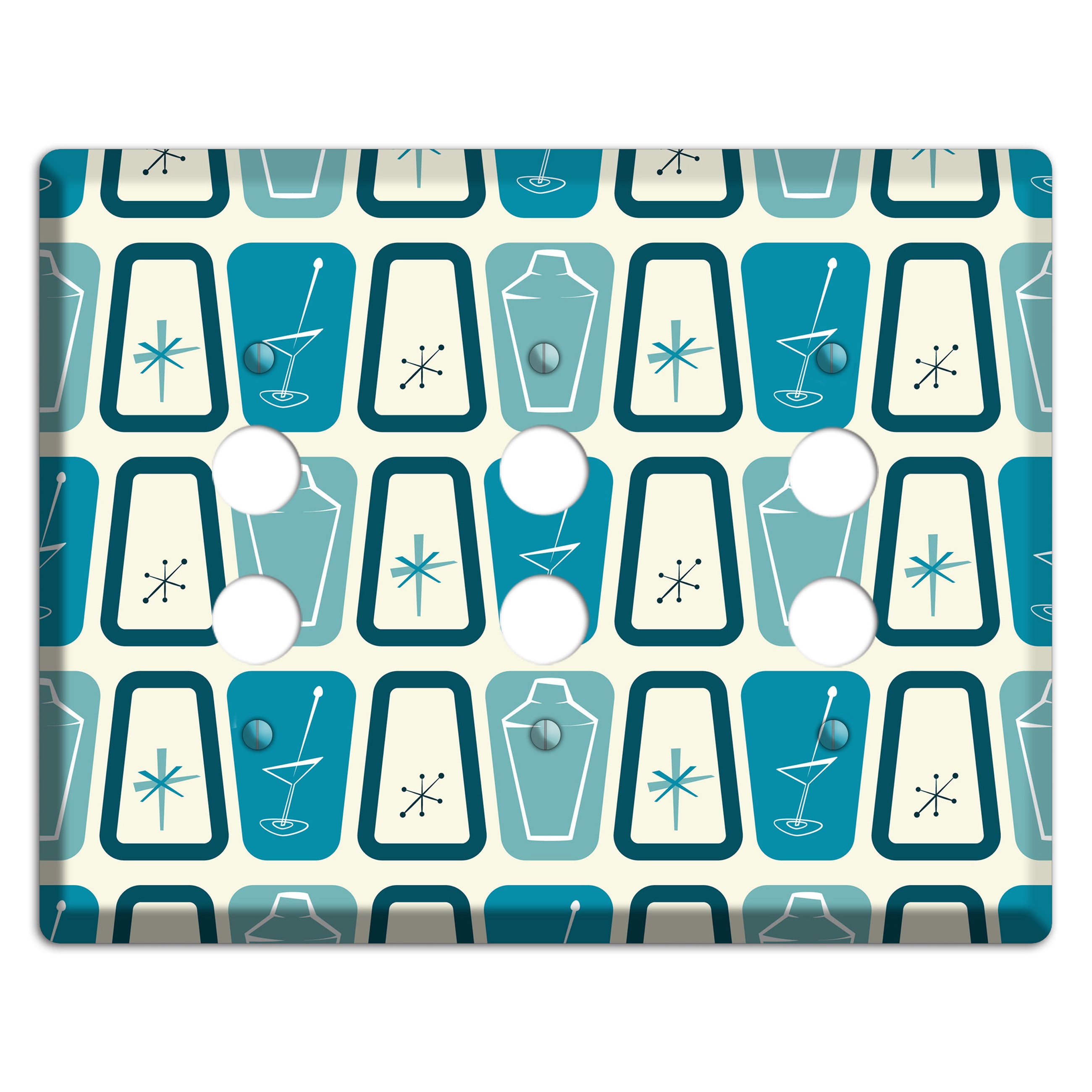 Atomic Shaker 3 Pushbutton Wallplate