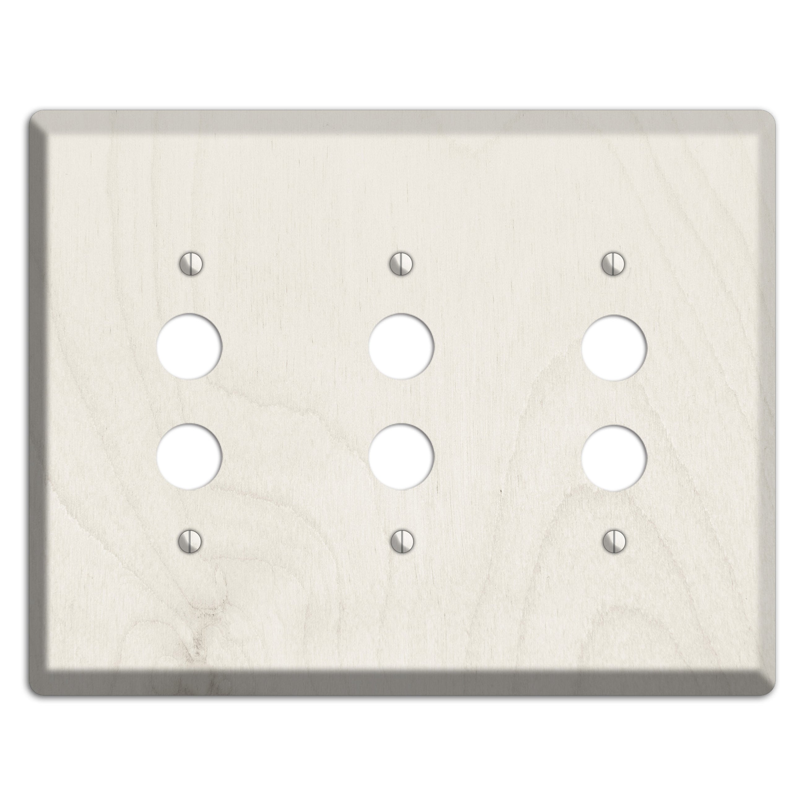 Dawn pink Antique 3 Pushbutton Wallplate