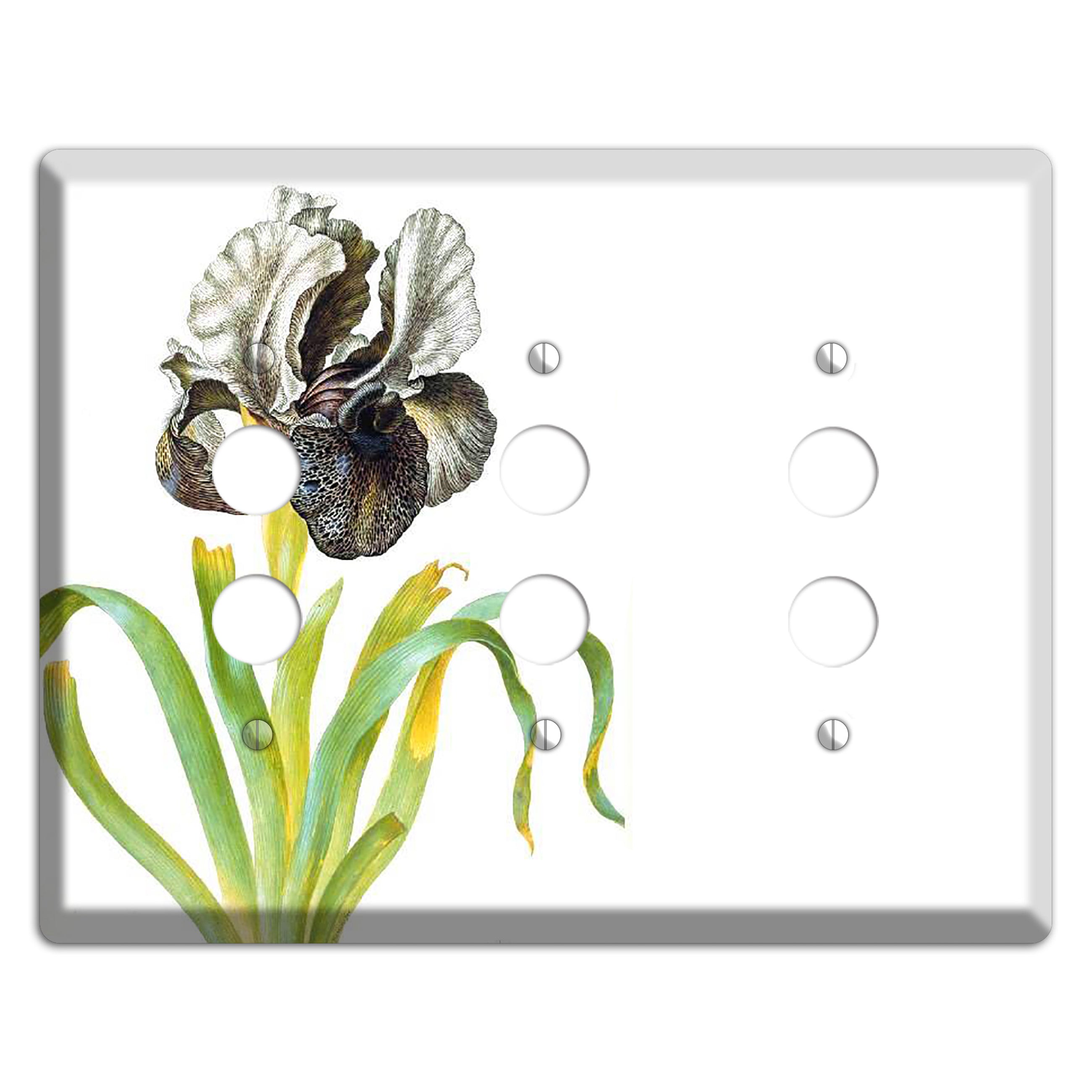 Susaniana 3 Pushbutton Wallplate