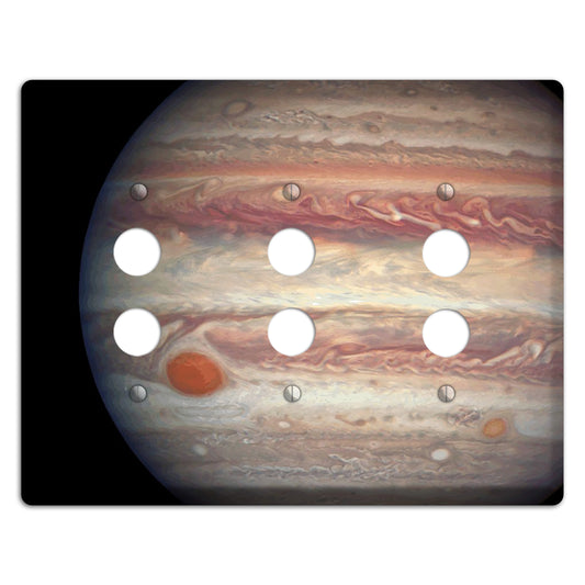Jupiter's 3 Pushbutton Wallplate