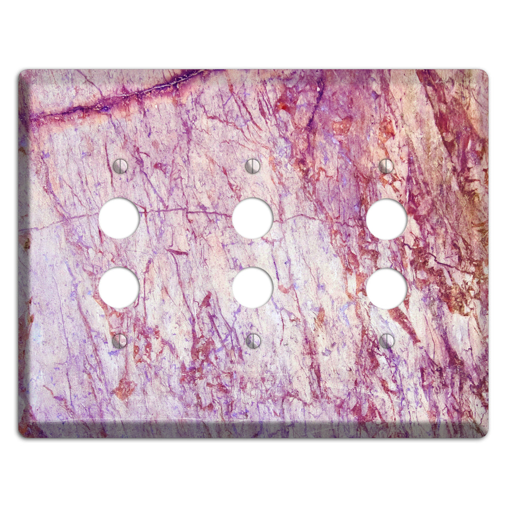 Maverick Marble 3 Pushbutton Wallplate
