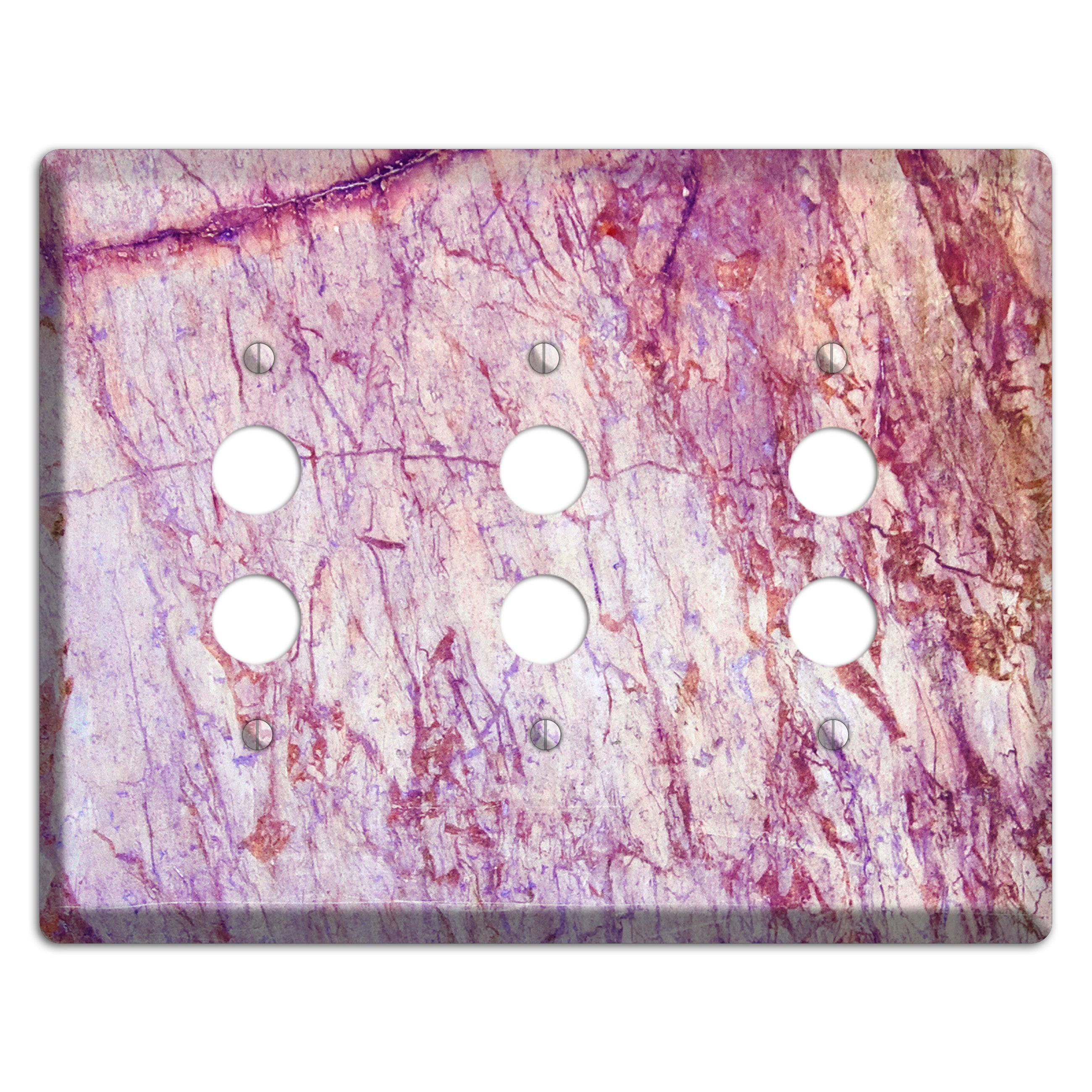 Maverick Marble 3 Pushbutton Wallplate