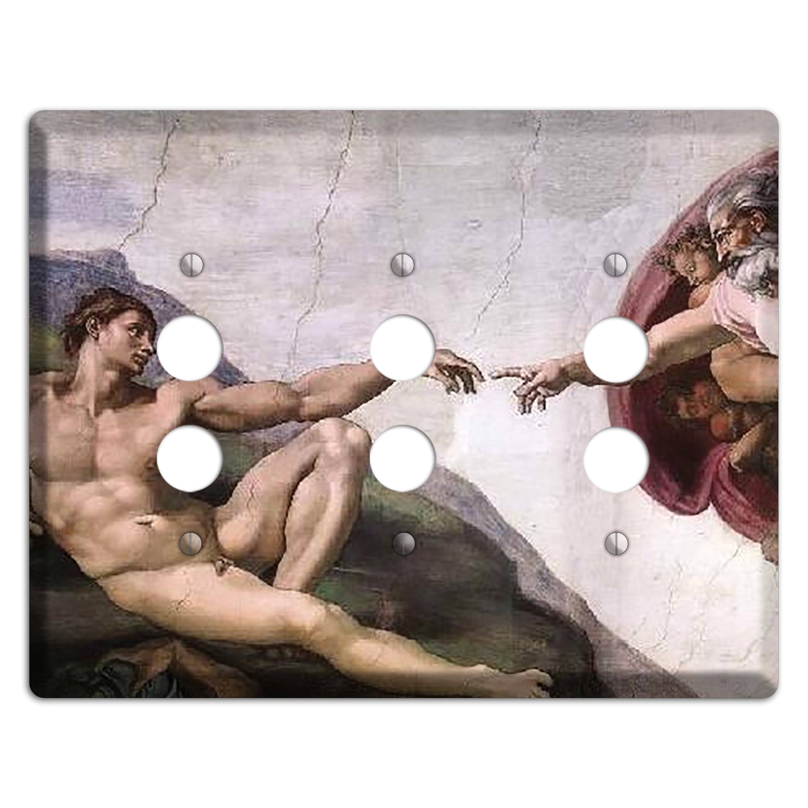 Michelangelo 1 3 Pushbutton Wallplate
