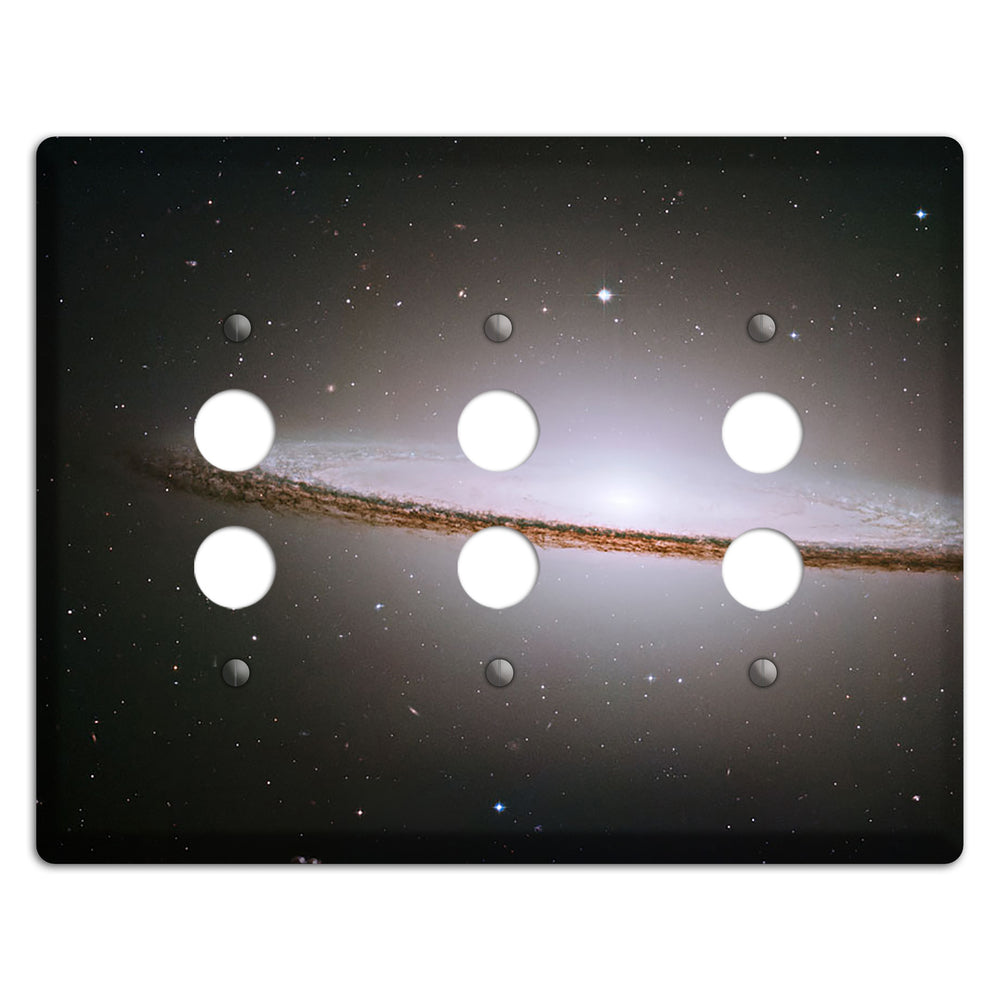 Sombrero Galaxy 3 Pushbutton Wallplate