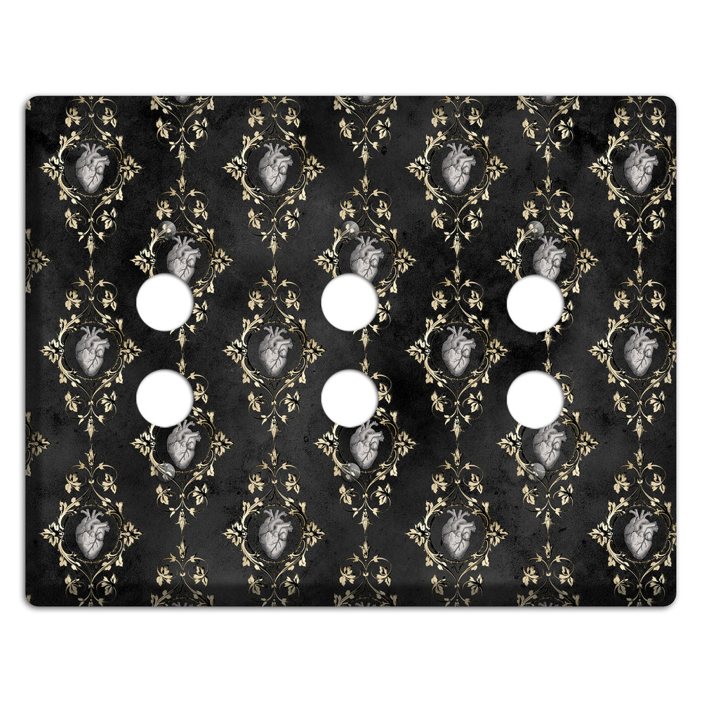 Edgar Allen Poe Tell-Tale Heart 3 Pushbutton Wallplate