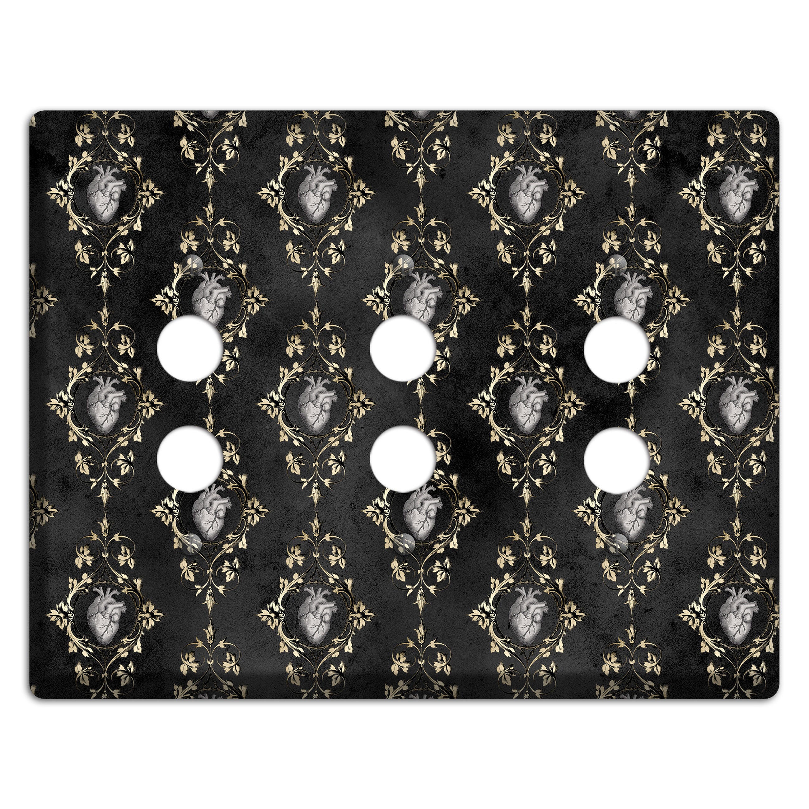 Edgar Allen Poe Tell-Tale Heart 3 Pushbutton Wallplate