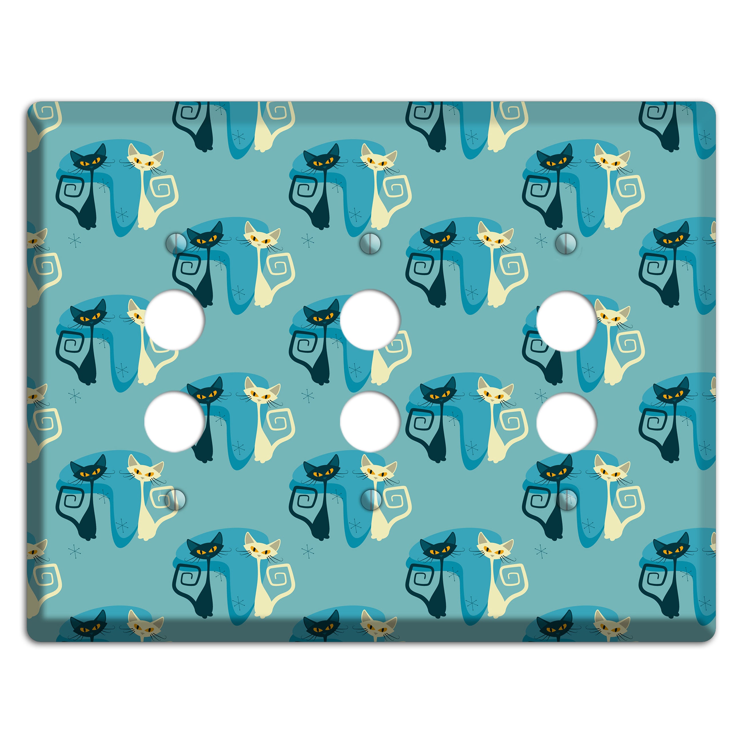 Adorable Kitties 3 Pushbutton Wallplate