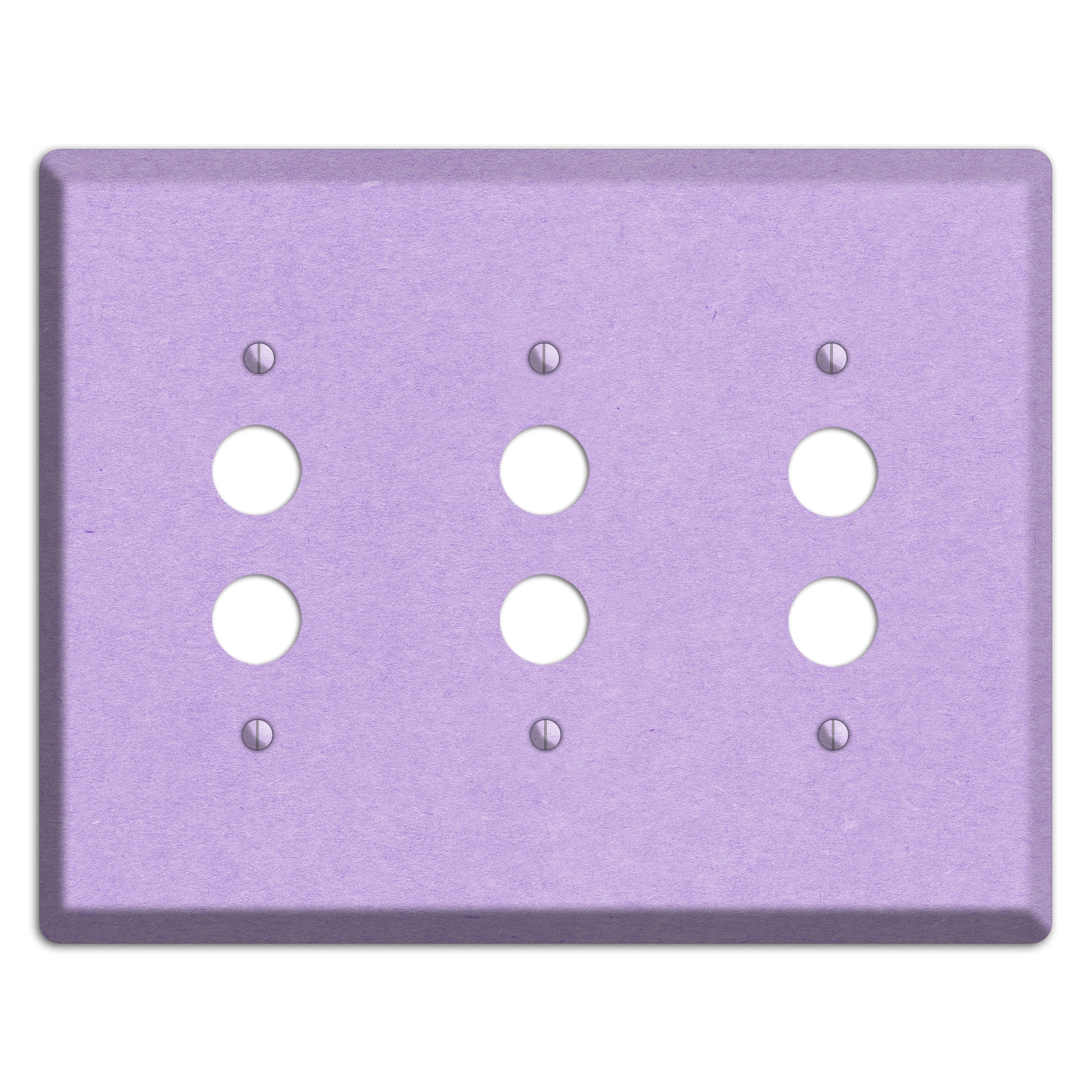 Wisteria Kraft 3 Pushbutton Wallplate