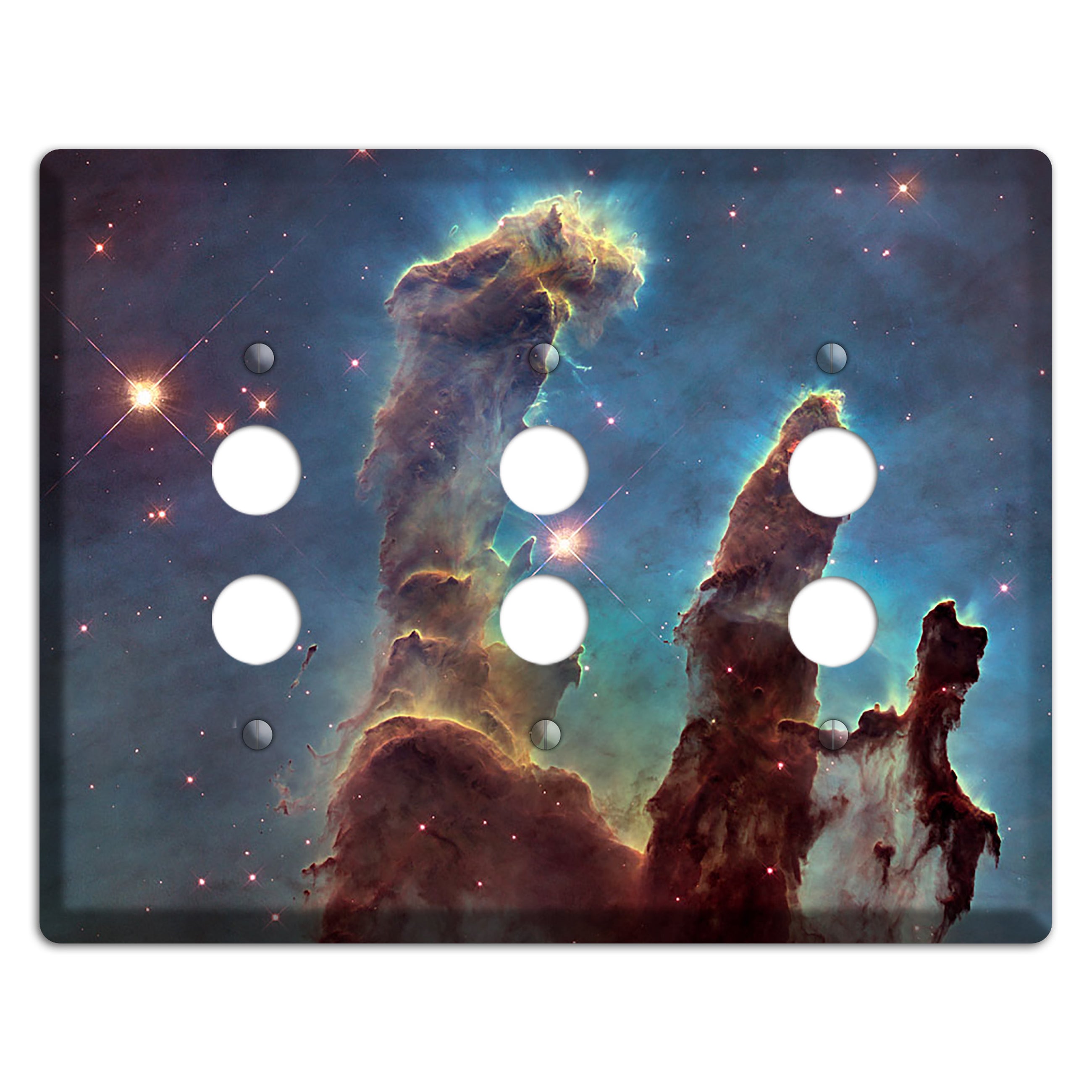 Pillars of Creation 3 Pushbutton Wallplate