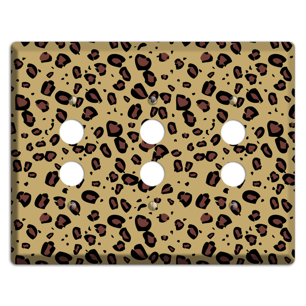 Leopard 3 Pushbutton Wallplate