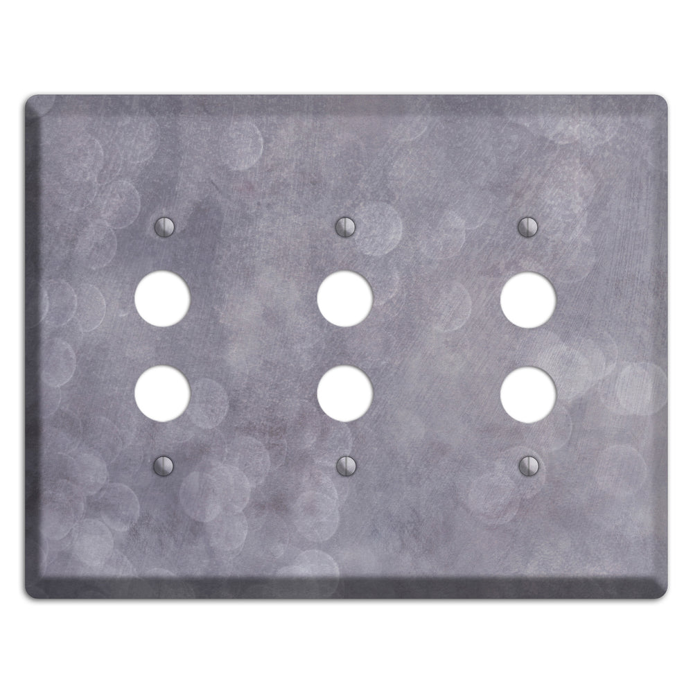 Lavender Twilight 3 Pushbutton Wallplate