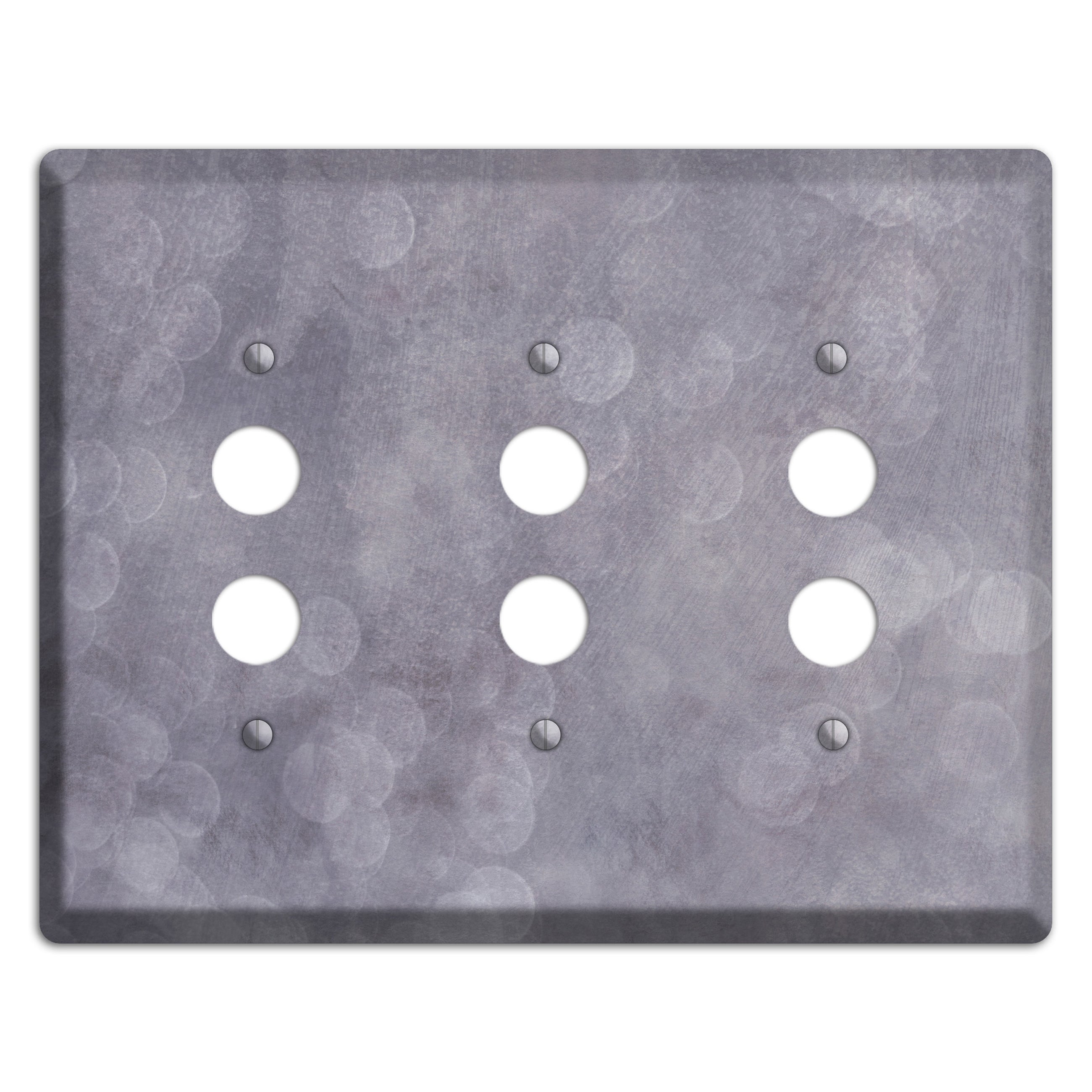Lavender Twilight 3 Pushbutton Wallplate