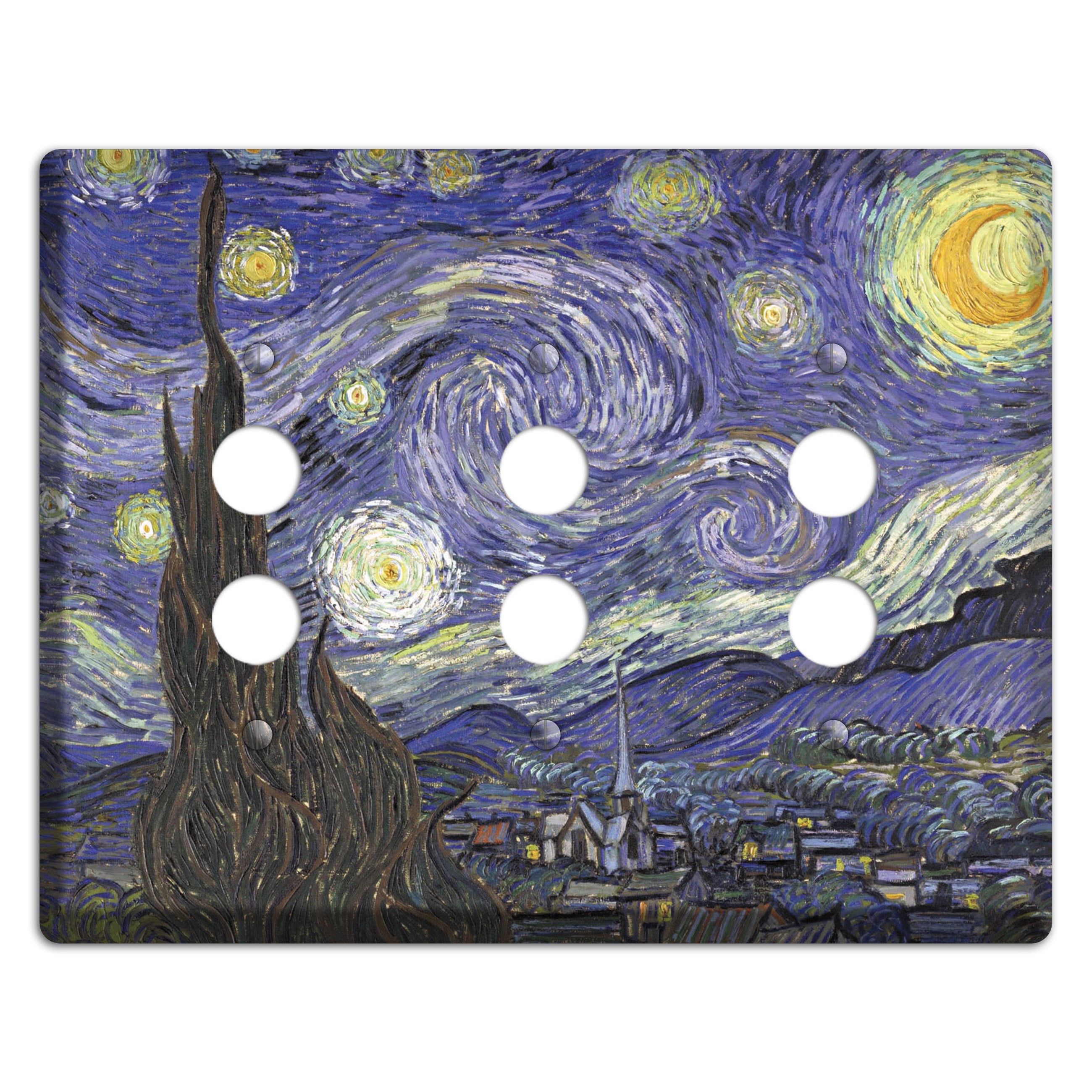 Vincent Van Gogh 4 3 Pushbutton Wallplate