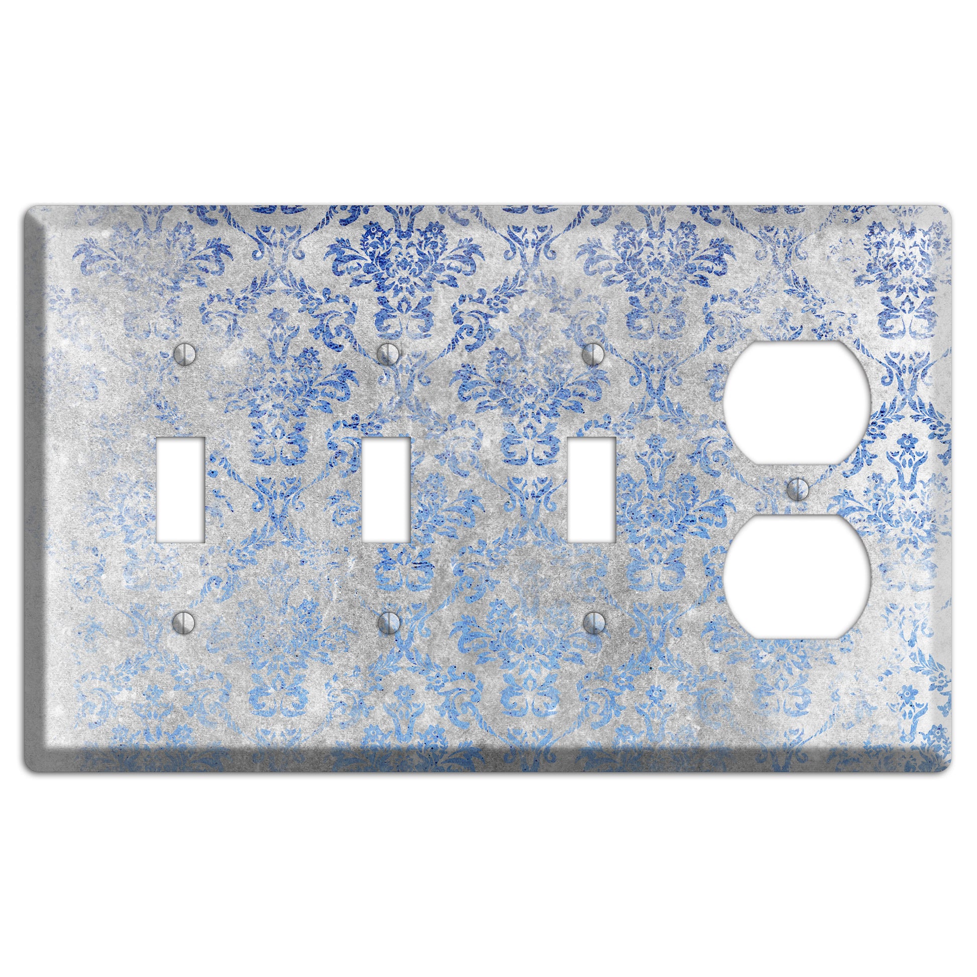 Loblolly Whimsical Damask 3 Toggle / Duplex Wallplate