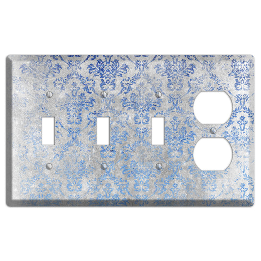Loblolly Whimsical Damask 3 Toggle / Duplex Wallplate